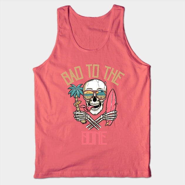 Bad to the Bone Tank Top by BandaraxStore